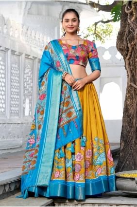 Silk Silk Lehenga Choli with Weaving LC8460