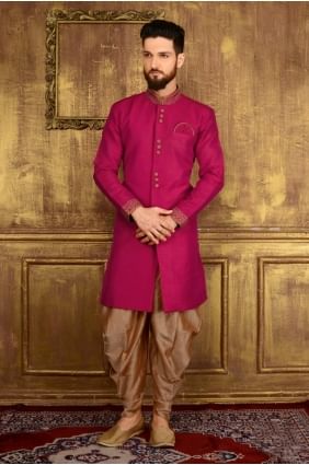 Rani Art Banarasi Silk Semi Indo Indo Western INW0019