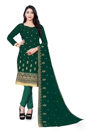 Green Salwar Kameez in Embroidered Georgette SK14773