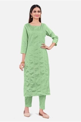 Pista Straight Pant Suit in Weaving Silk SK154468