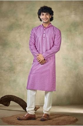 Viscose Men Kurta with Digital print KURR278