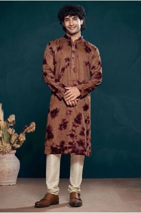 Digital print Viscose Men Kurta KURR291