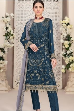 Georgette Morpich Eid Salwar Kameez with Dupatta SK155123