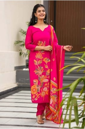Silk Silk Salwar Kameez with Printed SK155884