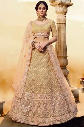 Luring Golden Net Lehenga Choli lc2903