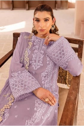 Georgette Eid Salwar Kameez with Embroidered SK155088