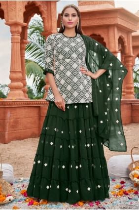 Sharara Suit in Multi Georgette SS0967