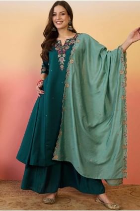 Shimmer Sharara Suit with Plain SS1242