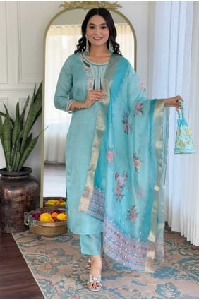 Viscose Viscose Salwar Kameez with Embroidered SK155851