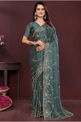Blue Silk Saree with Weaving SR28830